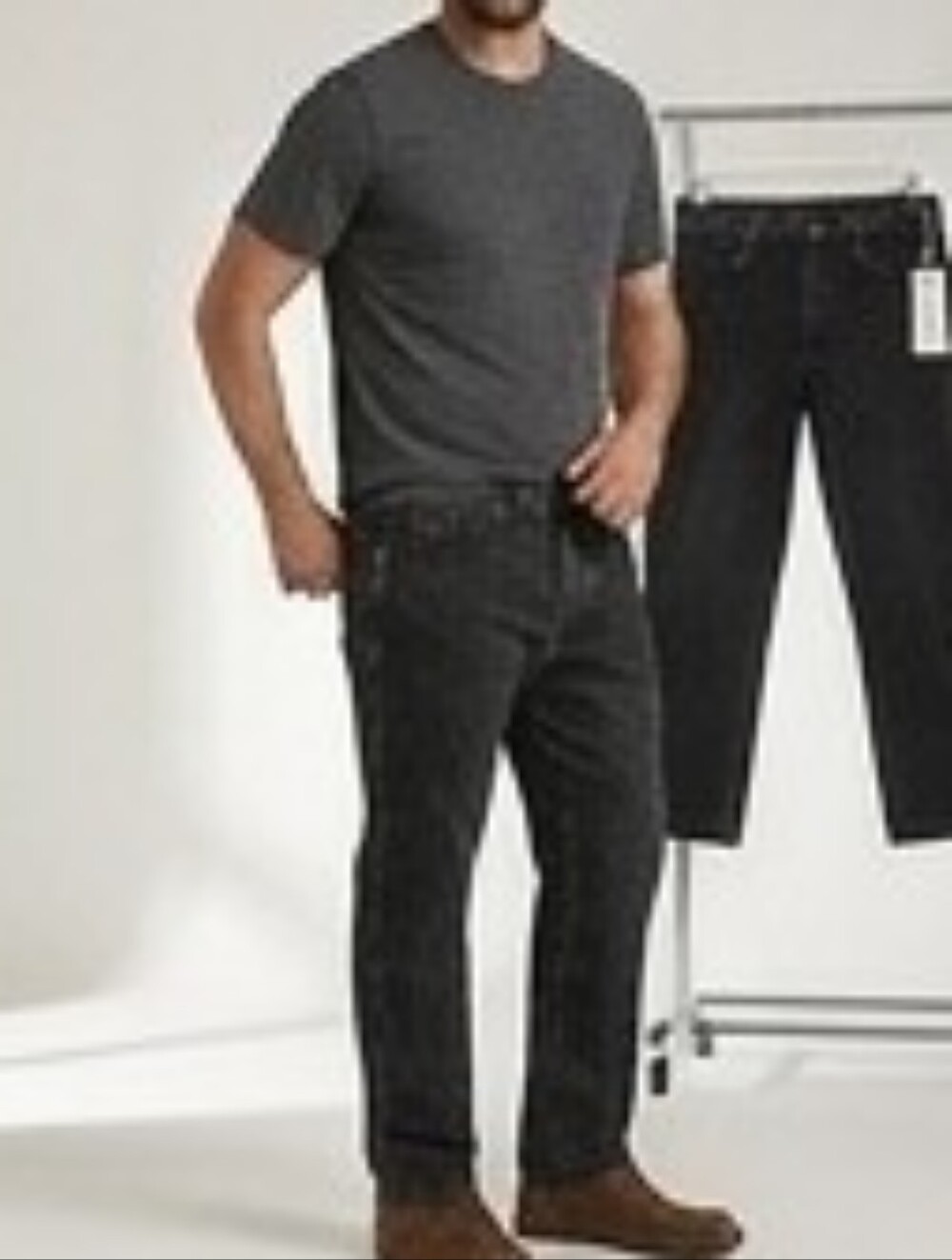 Wrangler Men's 50x30 Black Acid Wash Jeans Bundle Of 2pr